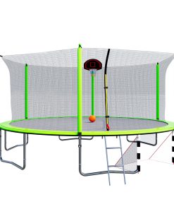 16FT Trampoline with Basketball Hoop pump and Ladder