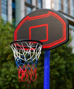 15FT Trampoline with Basketball Hoop Inflator and Ladder