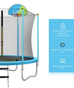 8FT Trampoline for Kids