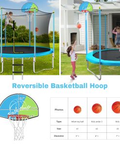 8FT Trampoline for Kids