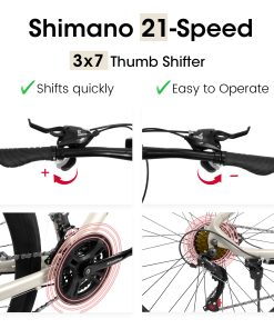 ECARPAT A28250 700c Road Hybrid Bike