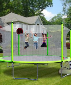 16FT Trampoline with Basketball Hoop pump and Ladder