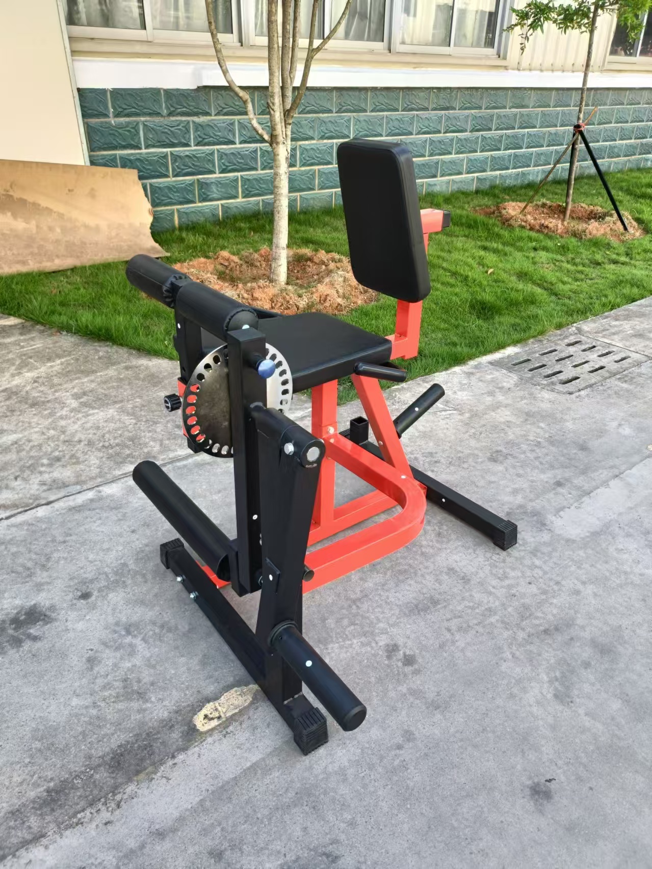 Adjustable Leg Extension and Curl Machine