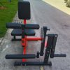 Adjustable Leg Extension and Curl Machine