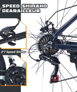 Zukka 27.5 Inch Wheels 21 Speed Mountain Bike