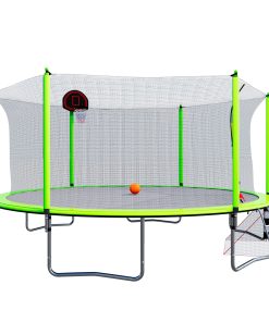 16FT Trampoline with Basketball Hoop pump and Ladder