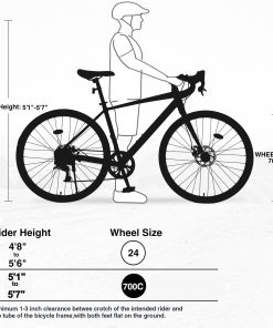 Zukka 700C, 7 Speed Road Bike