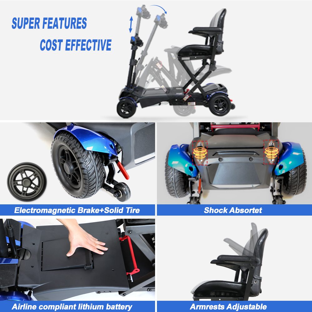 Mobifree S3051 Electric Folding Mobility Scooter