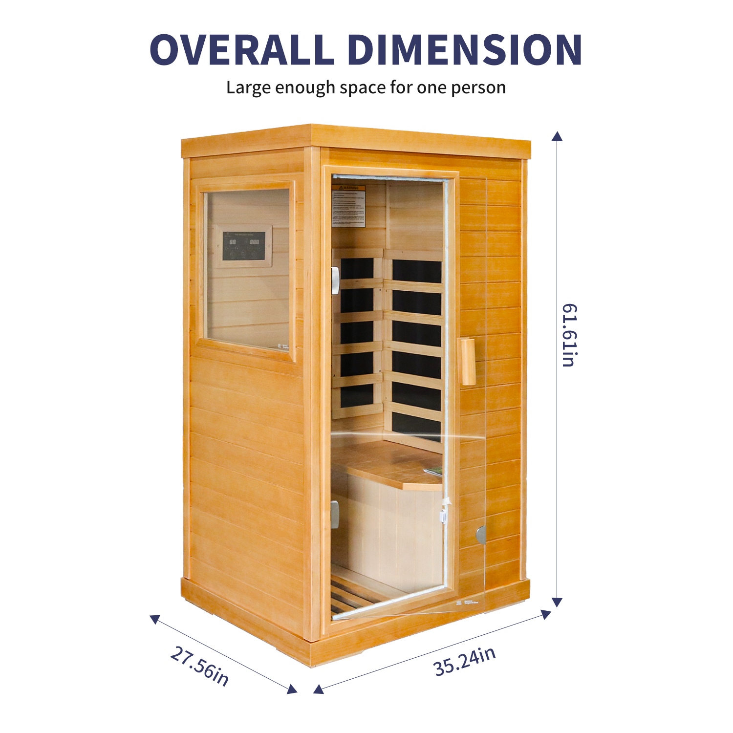 Single Infrared Sauna Room