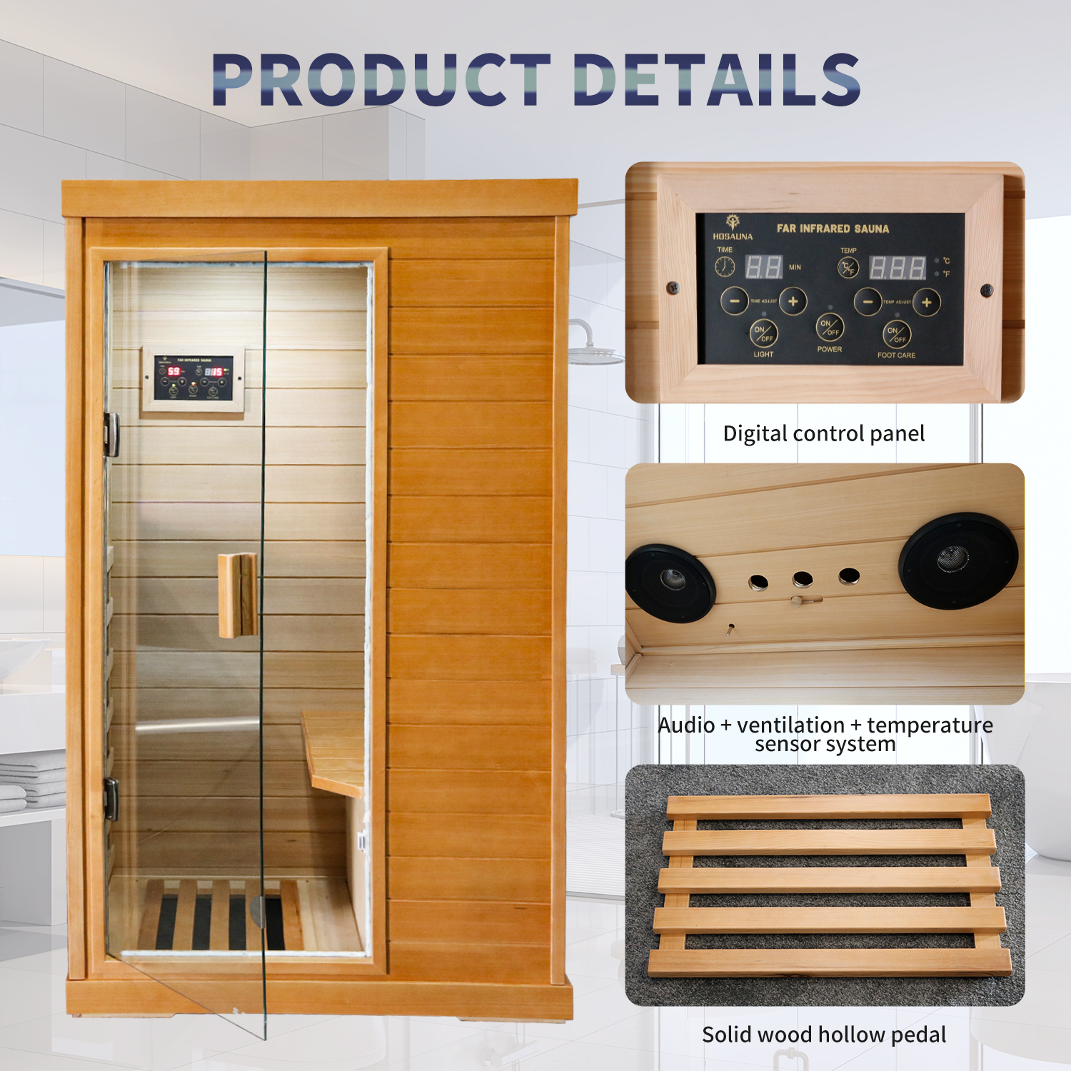 Single Infrared Sauna Room