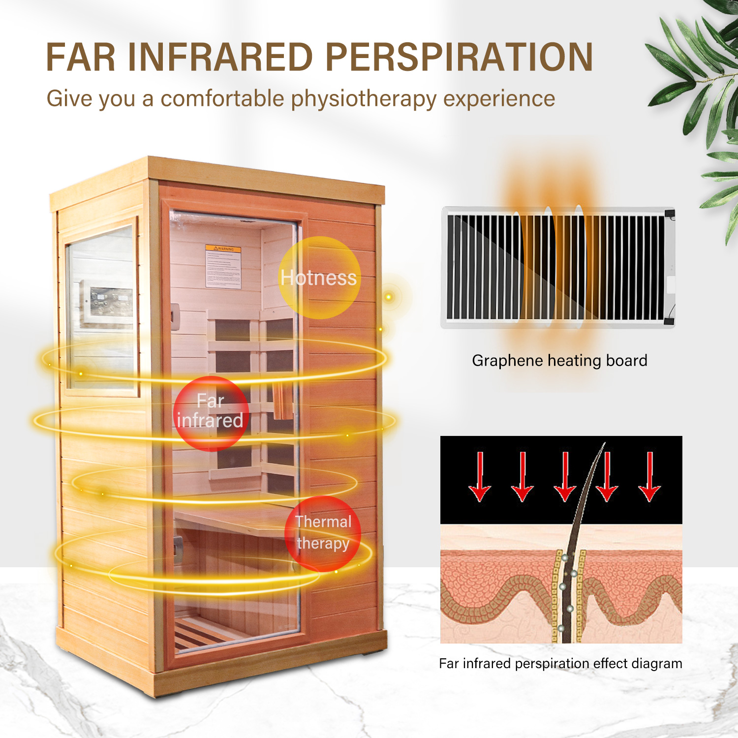 Single Infrared Sauna Room