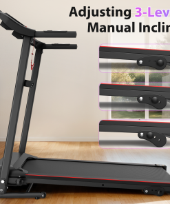 2.5HP 12KM/H Electric Treadmill with Incline