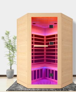 Canadian Hemlock Pentagonal Double Sauna