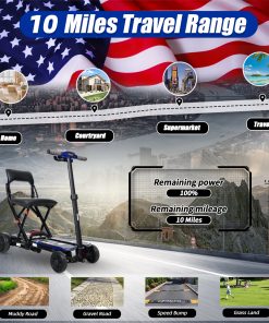 Mobifree S3121(Maleta) Folding Mobility Scooter