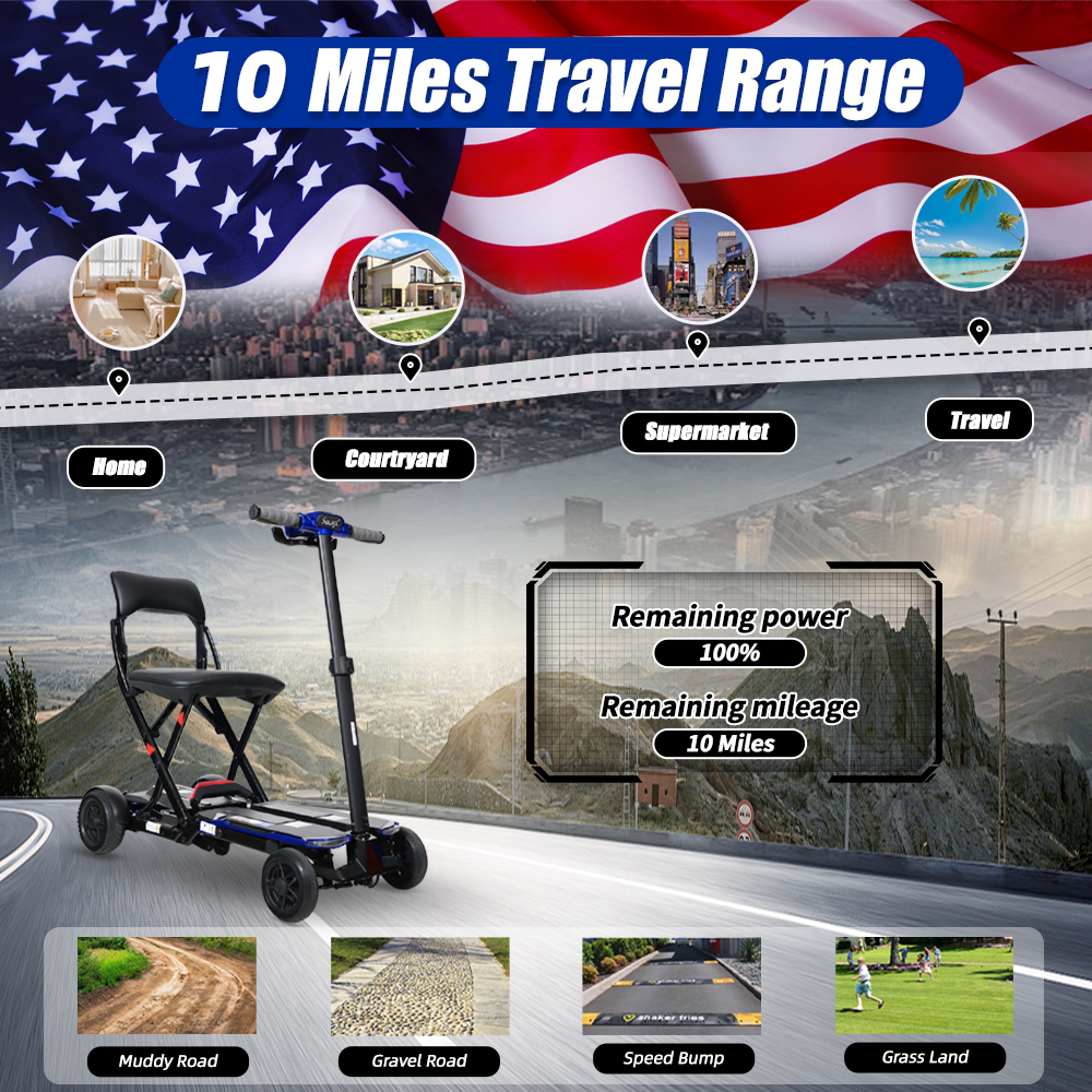 Mobifree S3121(Maleta) Folding Mobility Scooter