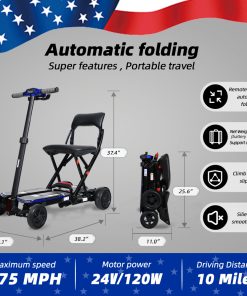 Mobifree S3121(Maleta) Folding Mobility Scooter