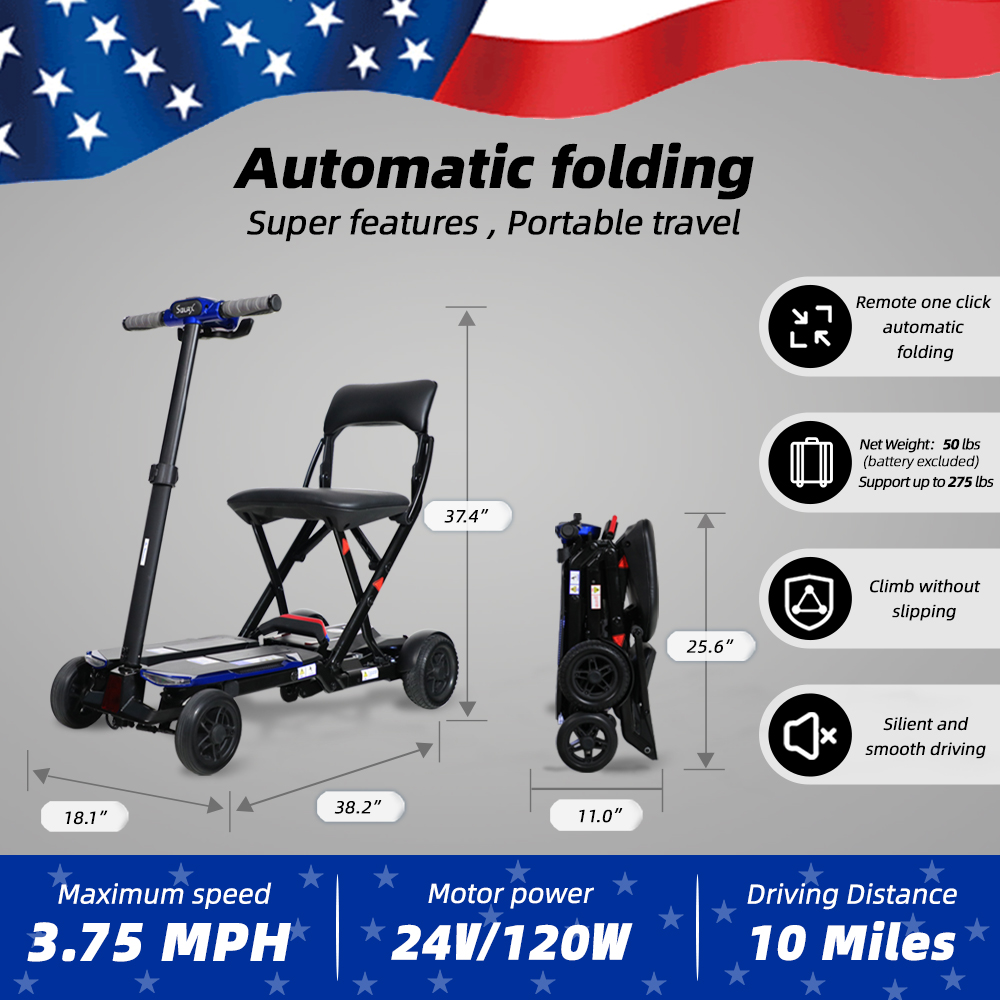 Mobifree S3121(Maleta) Folding Mobility Scooter