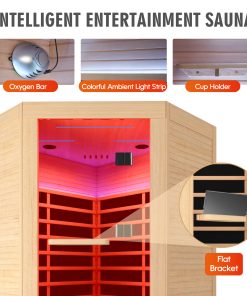 Canadian Hemlock Pentagonal Double Sauna