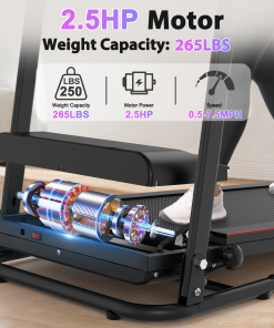 2.5HP 12KM/H Electric Treadmill with Incline