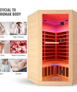 Canadian Hemlock Pentagonal Double Sauna