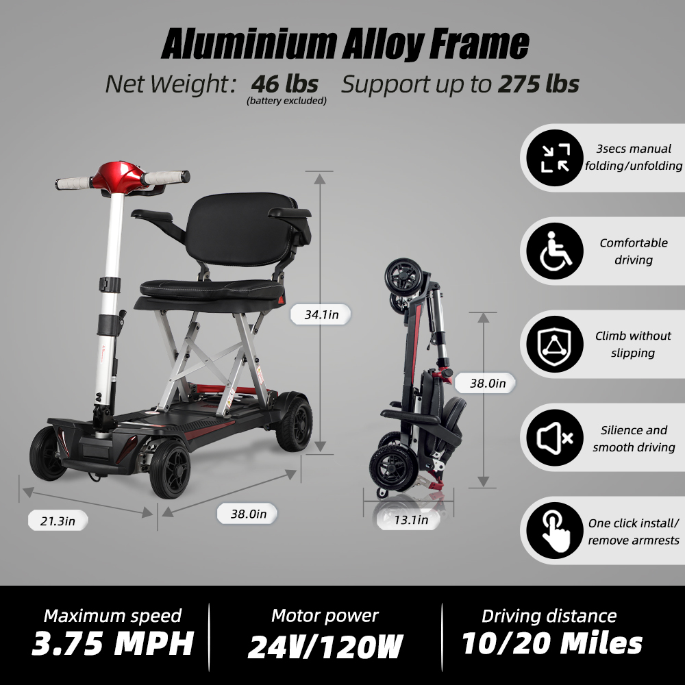 Mobifree M2085 Manaul Folding Scooter