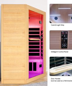 Canadian Hemlock Pentagonal Double Sauna