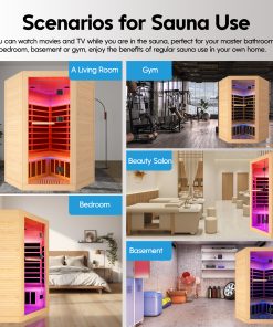 Canadian Hemlock Pentagonal Double Sauna