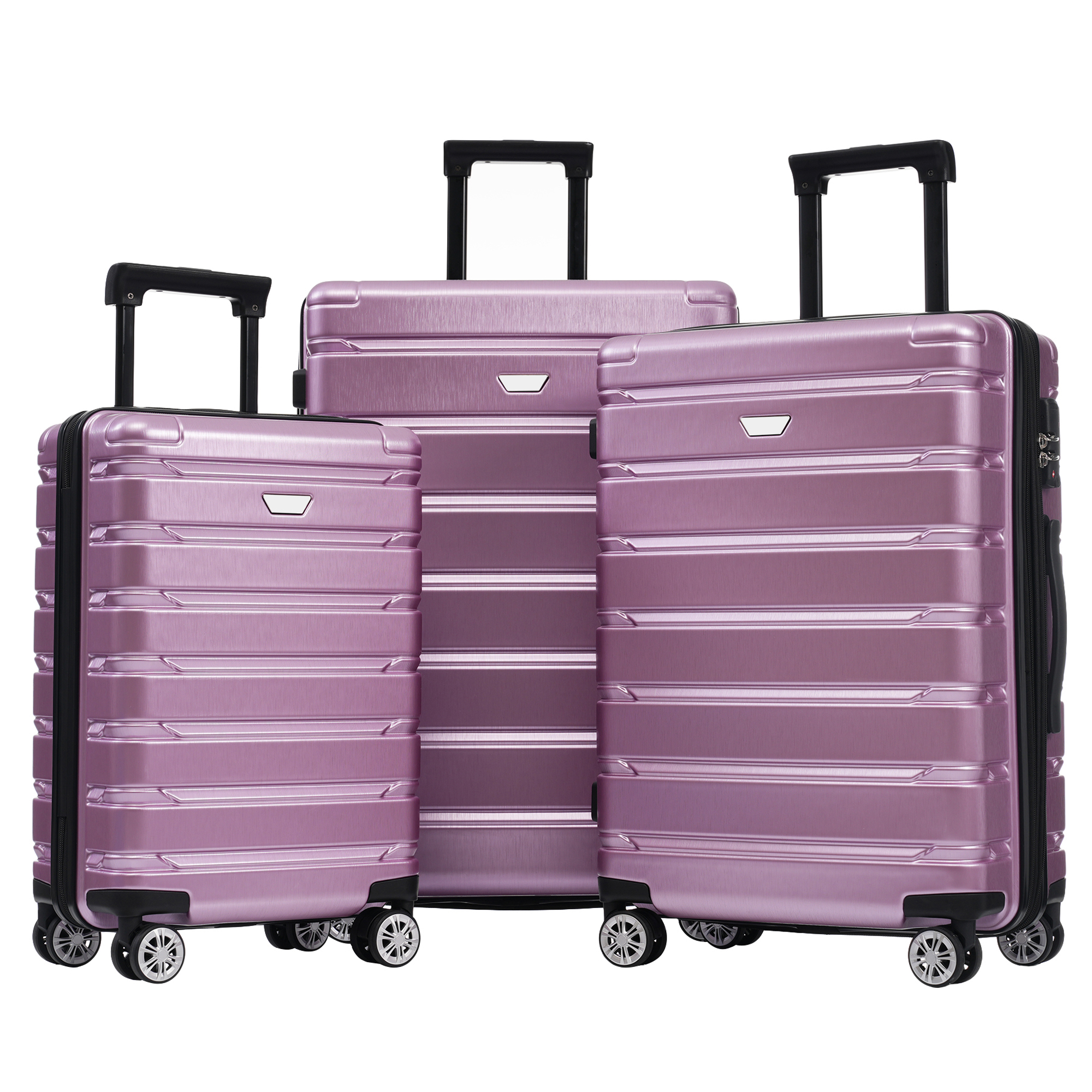 3 Piece Hardshell Luggage Set, 20/24/28 Inch