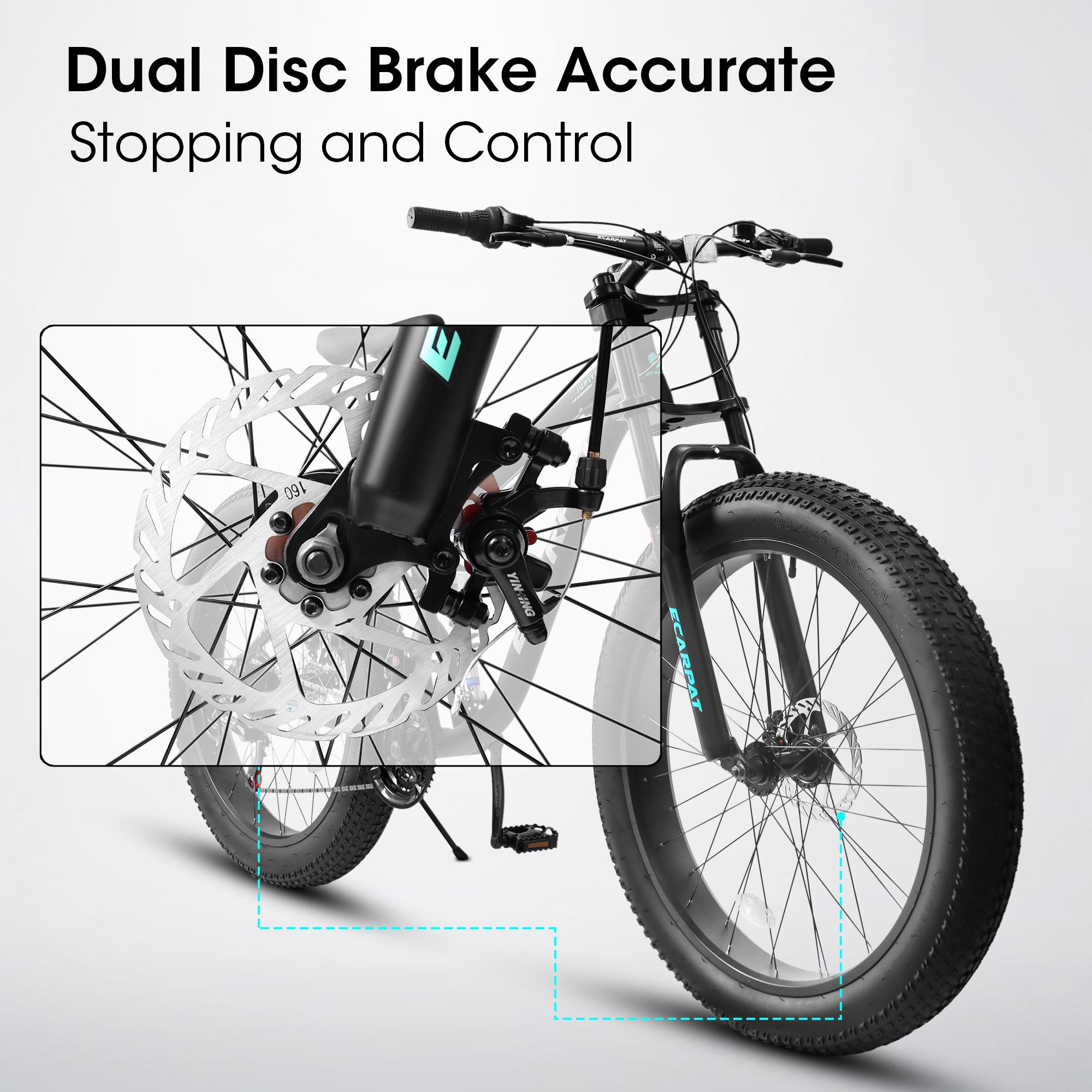 E-CARPAT A26309 26″ Mountain Bike 21 Speed