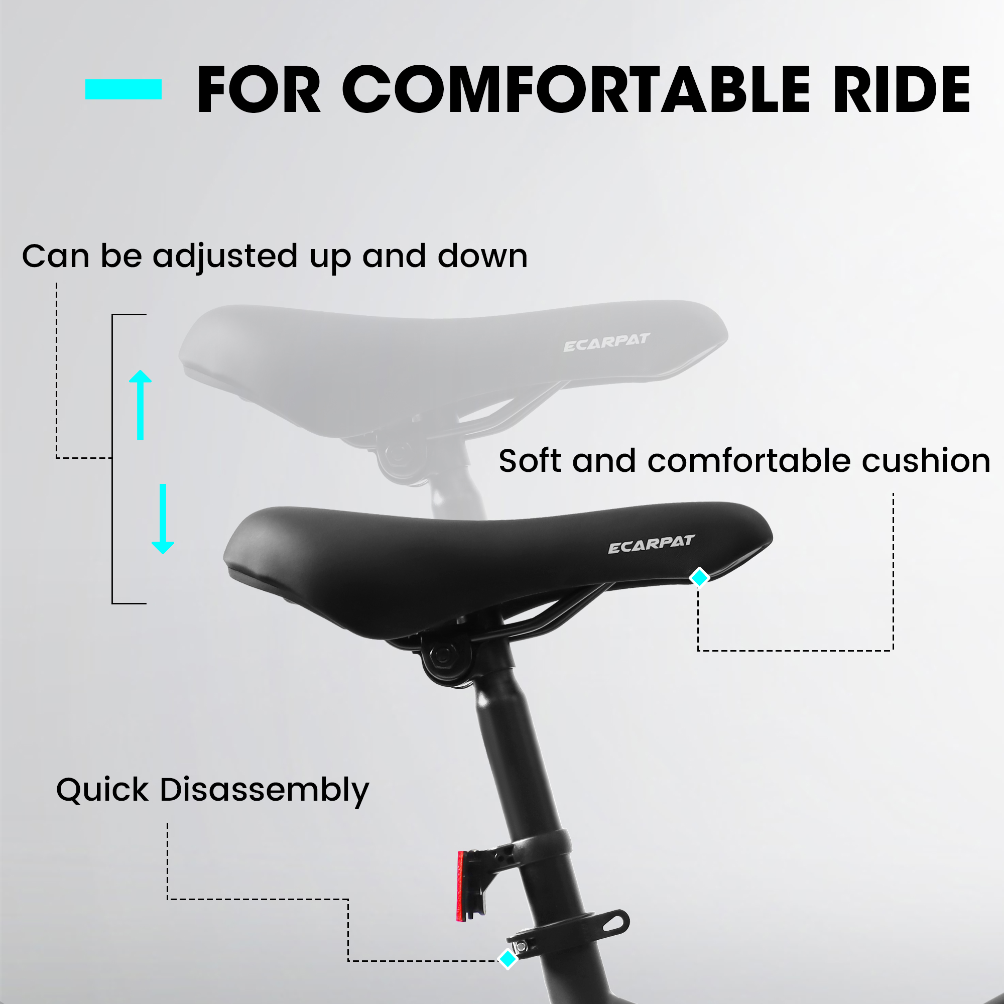 E-CARPAT A26309 26″ Mountain Bike 21 Speed