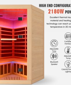 Canadian Hemlock Pentagonal Double Sauna