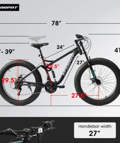E-CARPAT A26309 26″ Mountain Bike 21 Speed