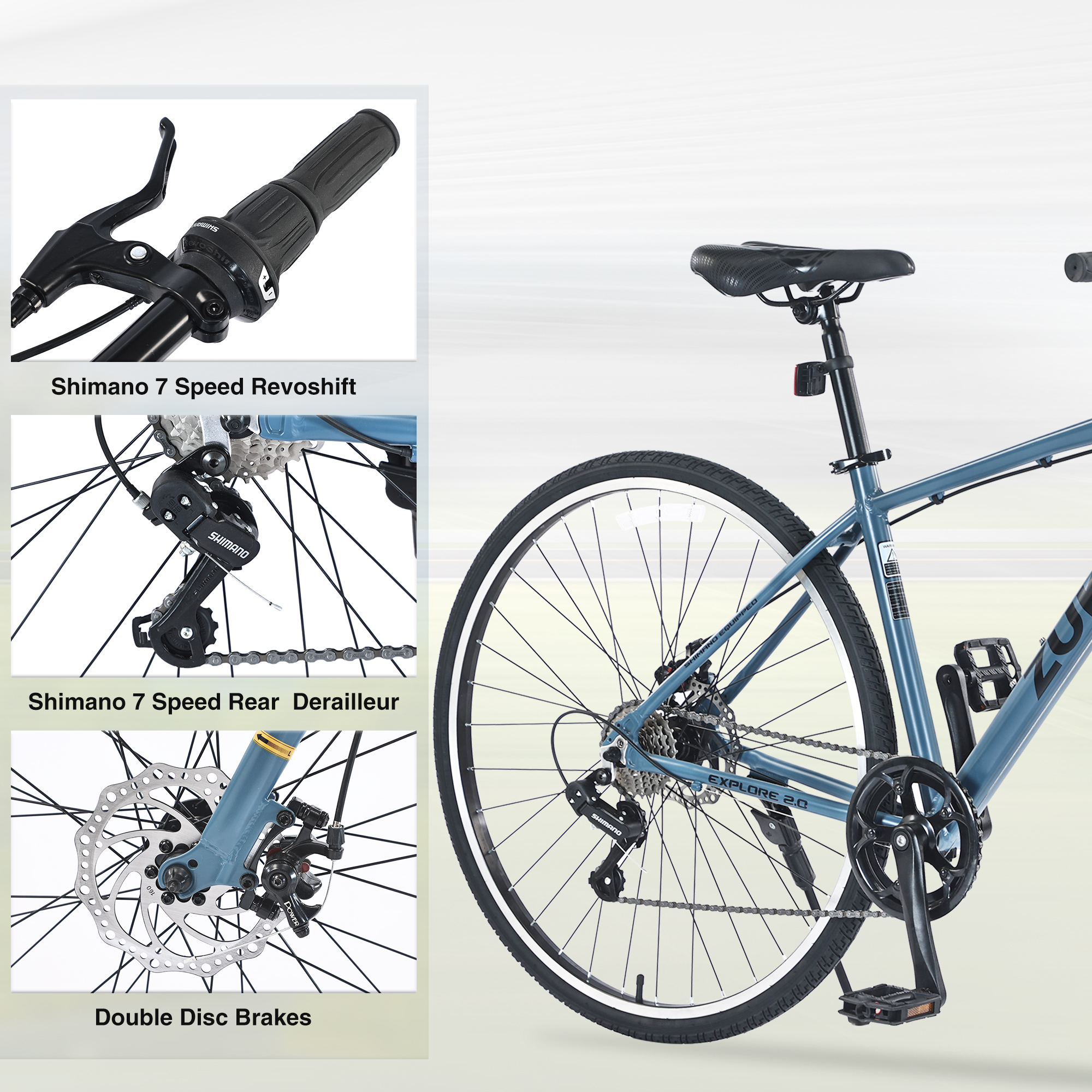 ZUKKA Shimano 7 Speed Road Bike