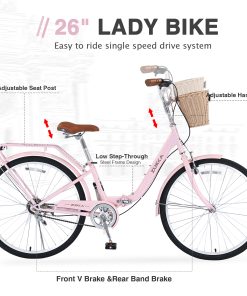 ZUKKA 26 inch Folding Lady Bike