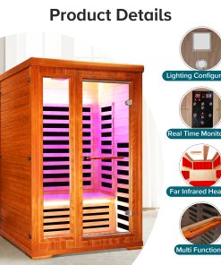 2 Person Far Infrared Home Sauna