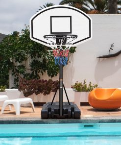 Height-Adjustable Portable Poolside Basketball Hoop