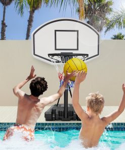Height-Adjustable Portable Poolside Basketball Hoop