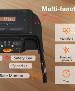 3.0HP Quiet Folding Treadmill