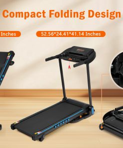 3.0HP Quiet Folding Treadmill