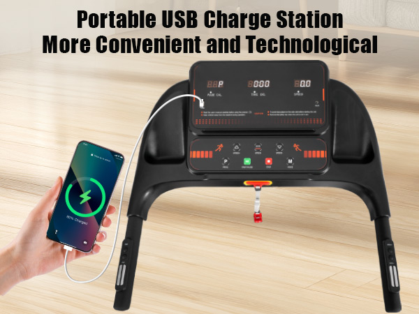 2.5HP Quiet Folding Treadmill