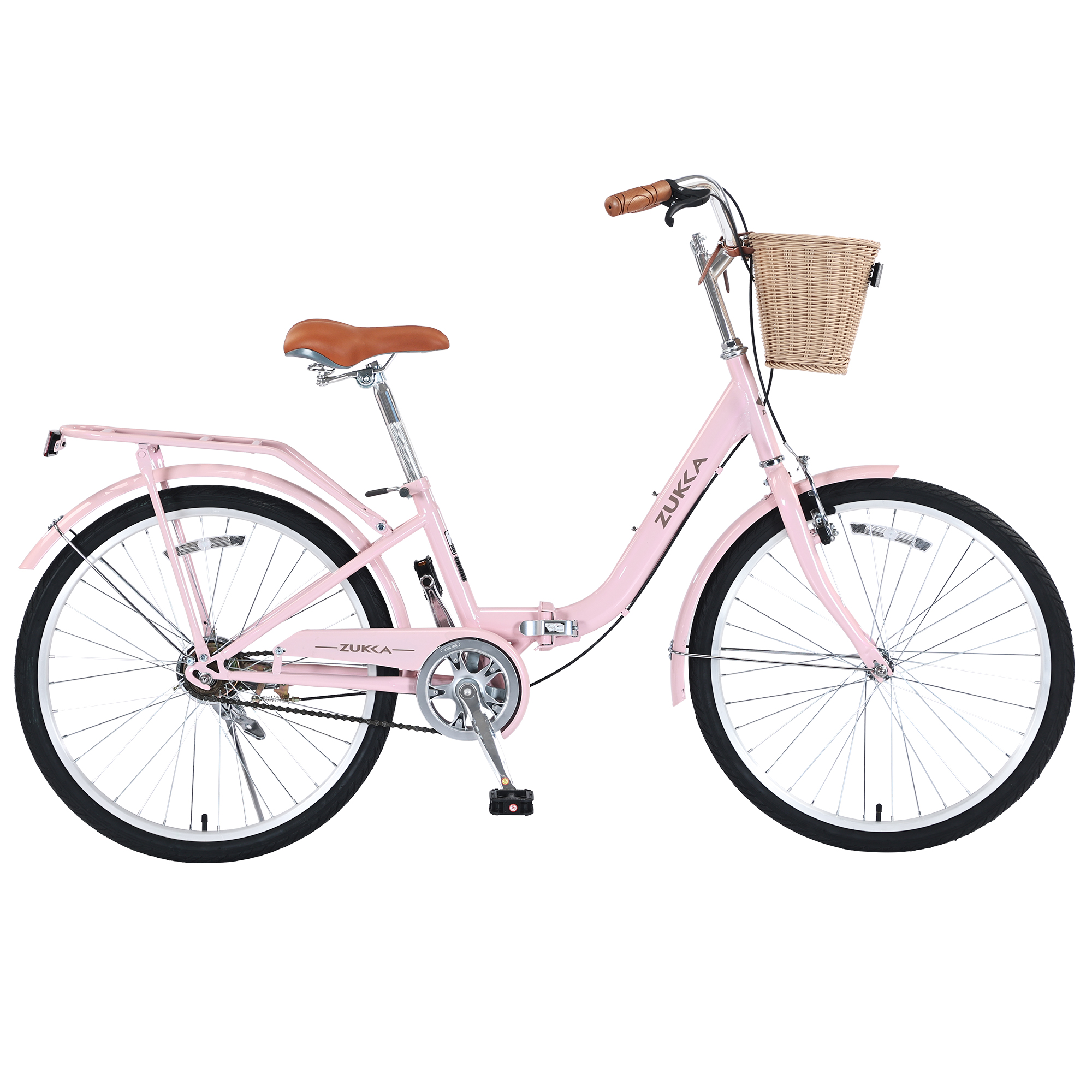 ZUKKA 24 inch Folding Lady Bike