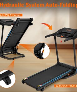 3.0HP Quiet Folding Treadmill