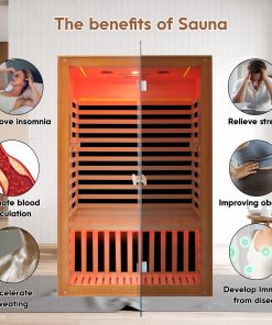 2 Person Far Infrared Home Sauna