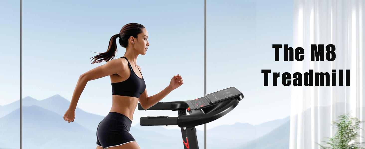 2.5HP Quiet Folding Treadmill