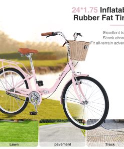 ZUKKA 24 inch Folding Lady Bike