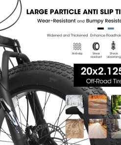 E-CARPAT V20235 20 Inch Fat Tire Bike