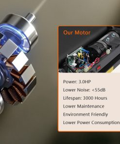 3.0HP Quiet Folding Treadmill