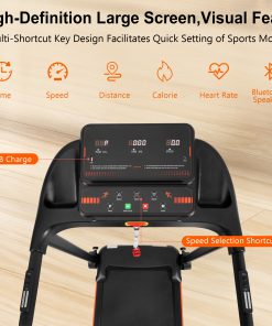 2.5HP Quiet Folding Treadmill