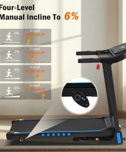 3.0HP Quiet Folding Treadmill
