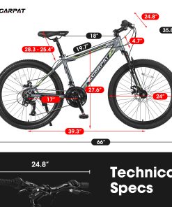 E-CARPAT S24102 24 Inch Mountain Bike